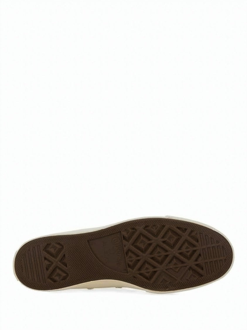 Comme Des Garçons High-Top Canvas Sneakers With Distinctive Heart Logo
