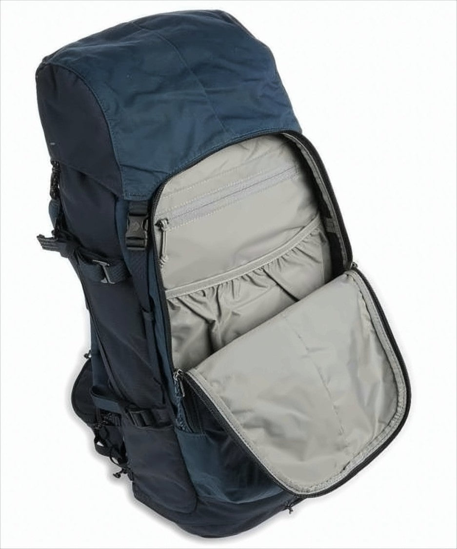 Fjallraven Kanken Structured Blue Backpack With Multiple Compartments