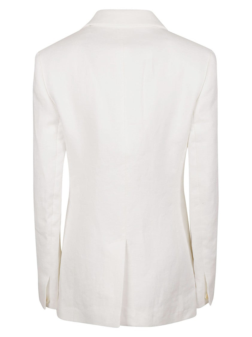 Chloé Tailored White Blazer With Notched Lapels