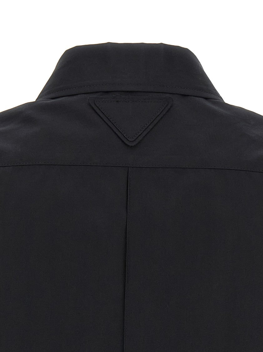 Prada Men’S Cotton Workwear Chino Shirt