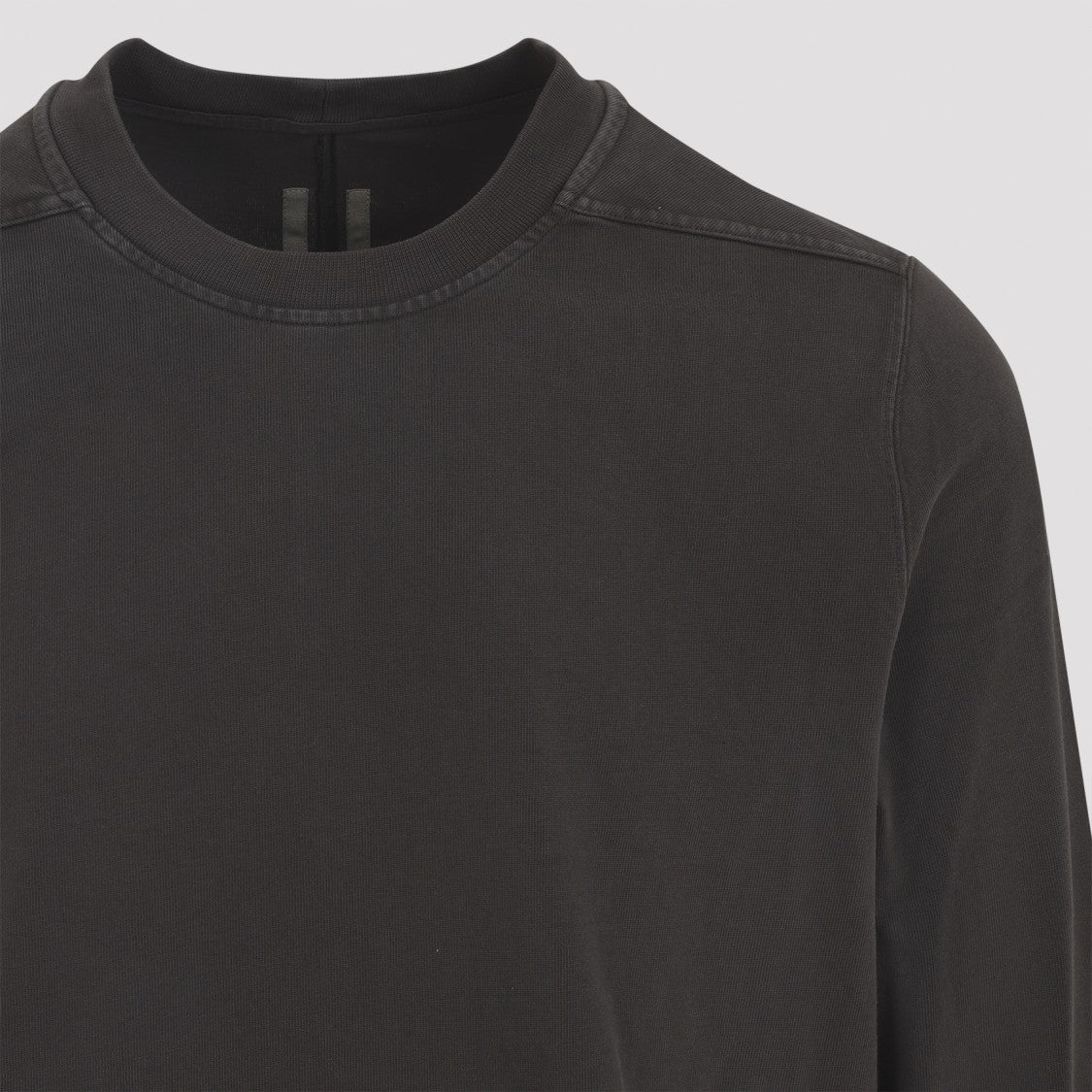 Drkshdw By Rick Owens Long-Sleeve Top With Ribbed Cuffs