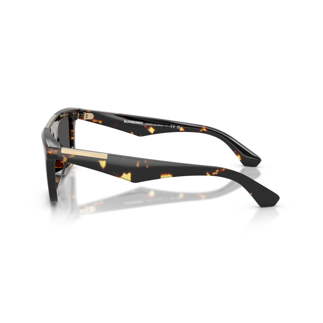 Burberry 0Be4451u Rectangular Tortoiseshell Sunglasses