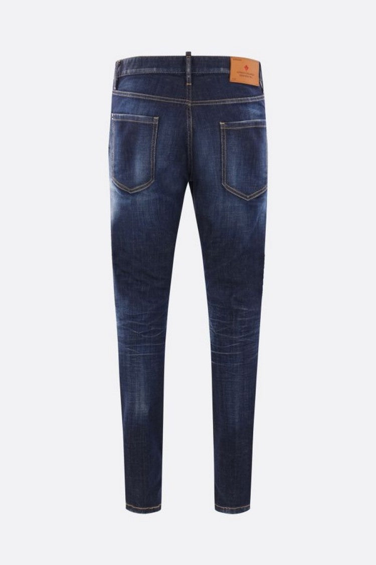 Dsquared2 Navy Blue Cool Guy Slim-Fit Cotton-Blend Jeans