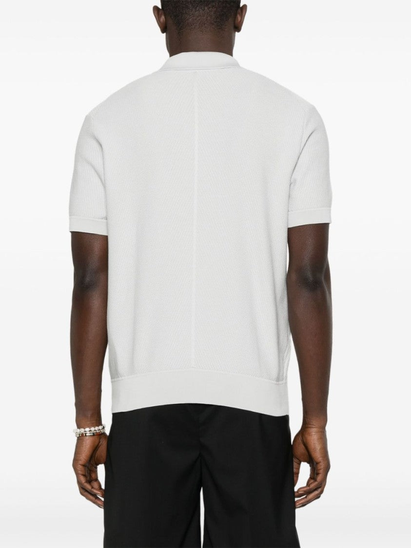 Brioni Jacquard Finish Polo Shirt With Classic Fit