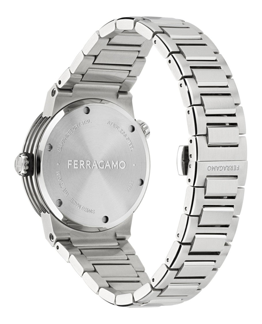 Ferragamo F-80 Gmt Worldtime Bracelet Watch