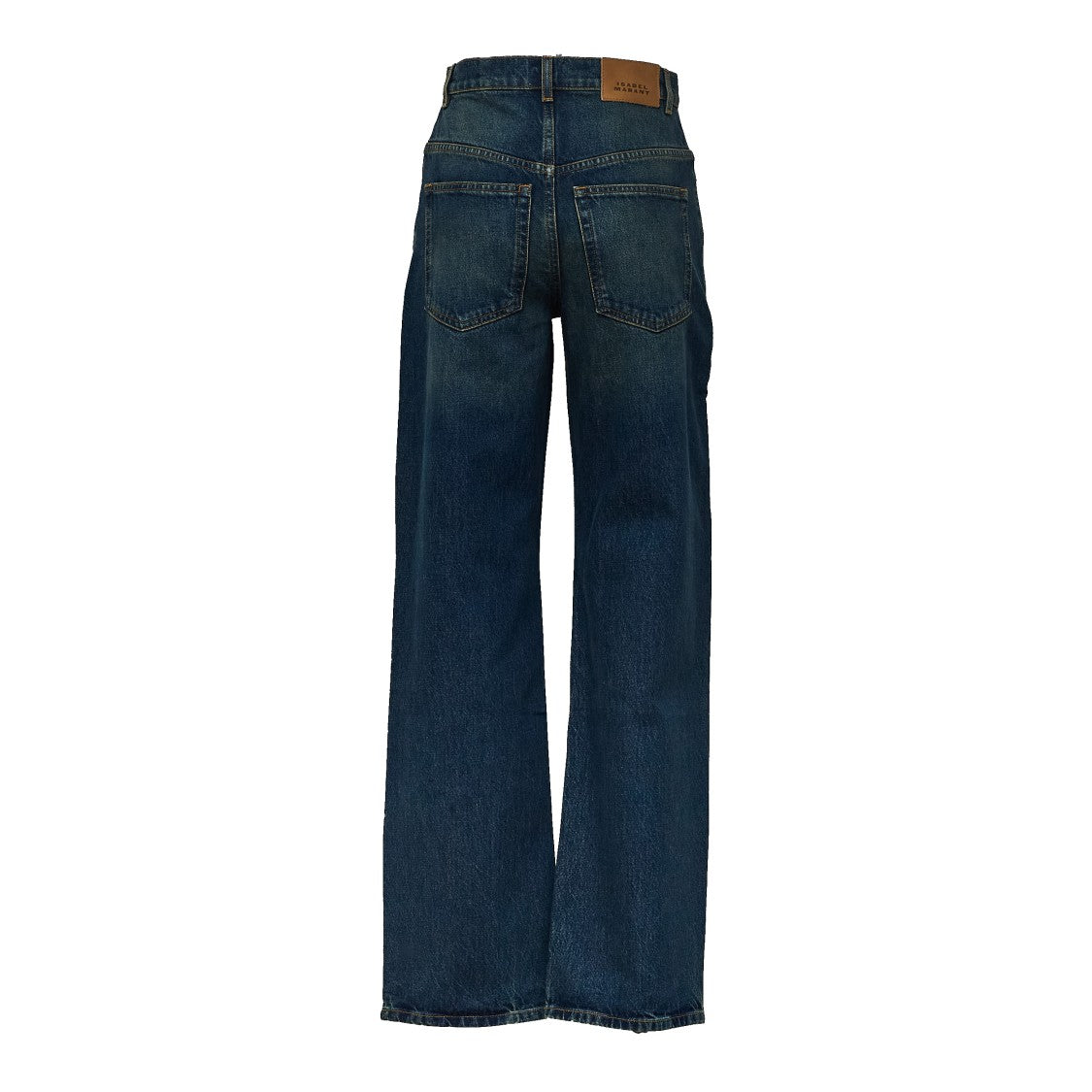 Isabel Marant Dromie Denim Pants With Straight Cut And Classic 5-Pocket Design