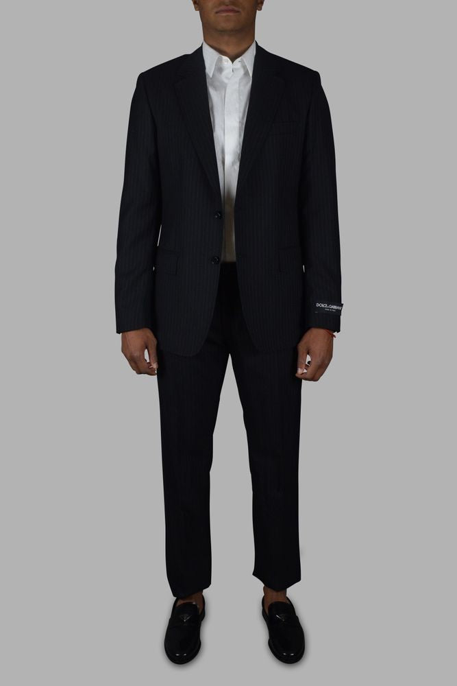 Dolce & Gabbana Pinstriped Two-Piece Suit With Tailored Fit