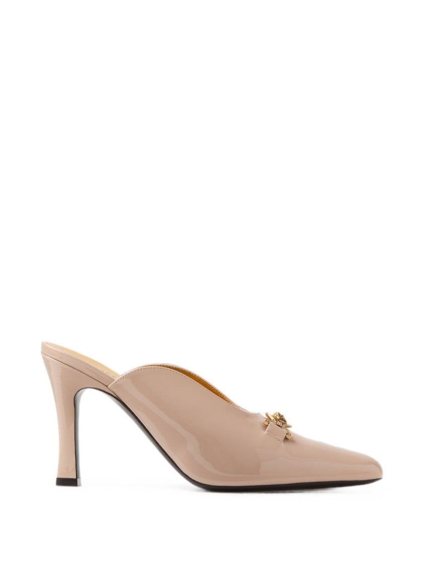 Versace Pointed Toe Glossy Sandals