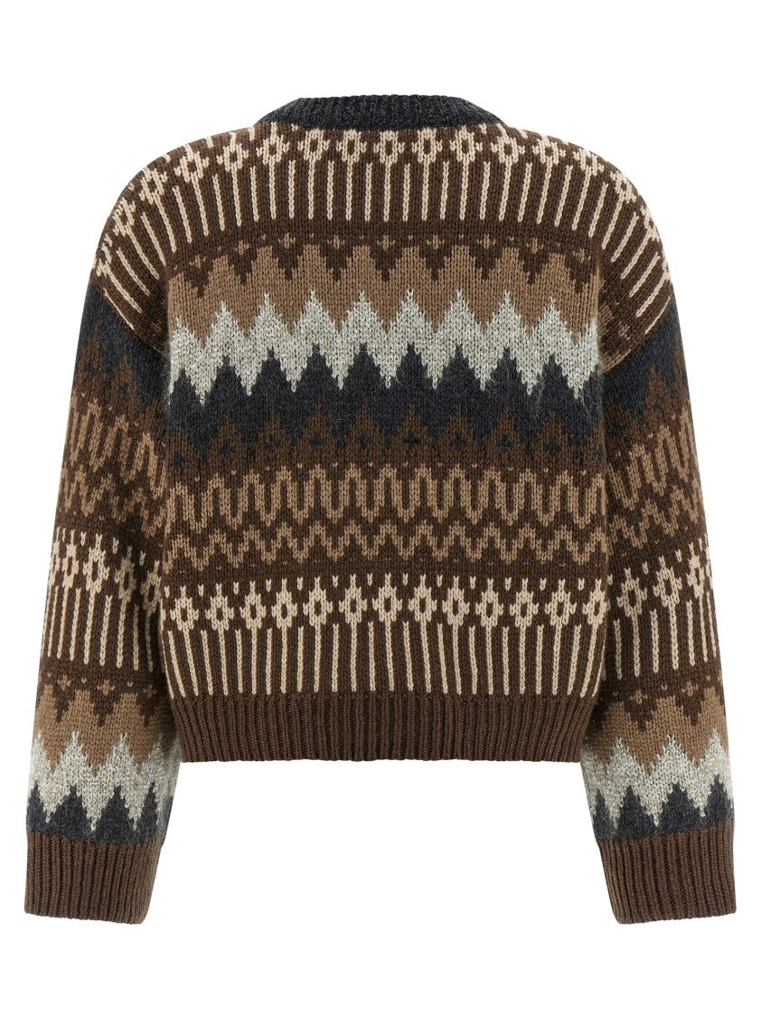 Brunello Cucinelli Sequin And Cashmere Sweater