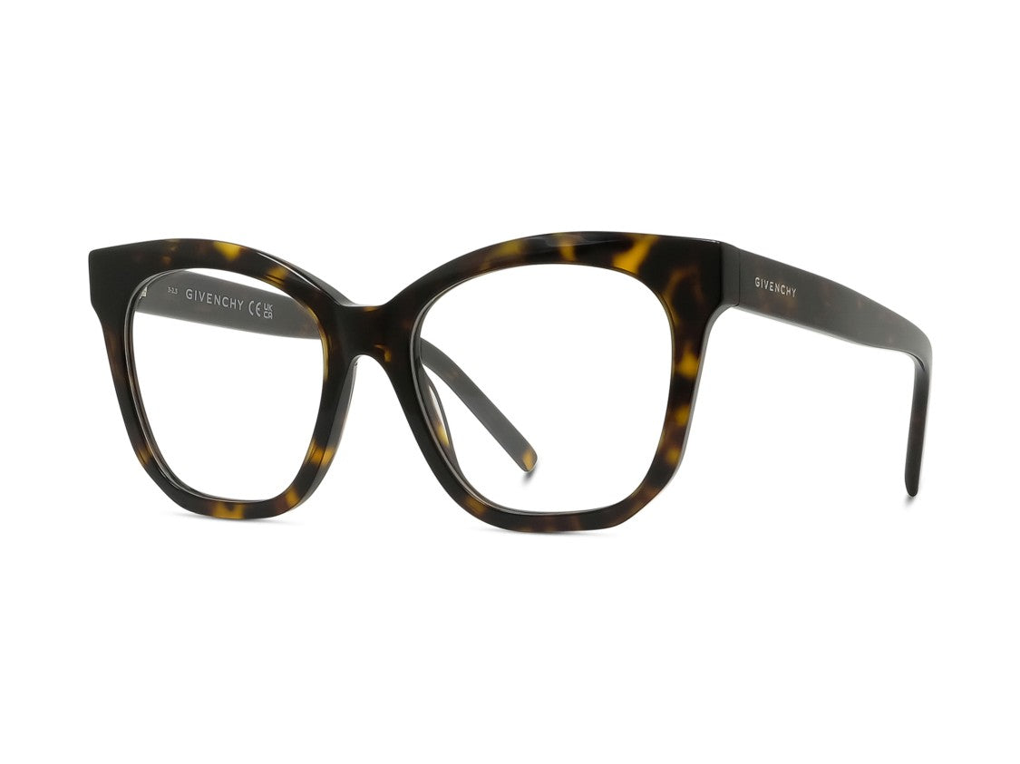 Givenchy Glossy Gv50069i Oversized Square Tortoiseshell Eyeglasses