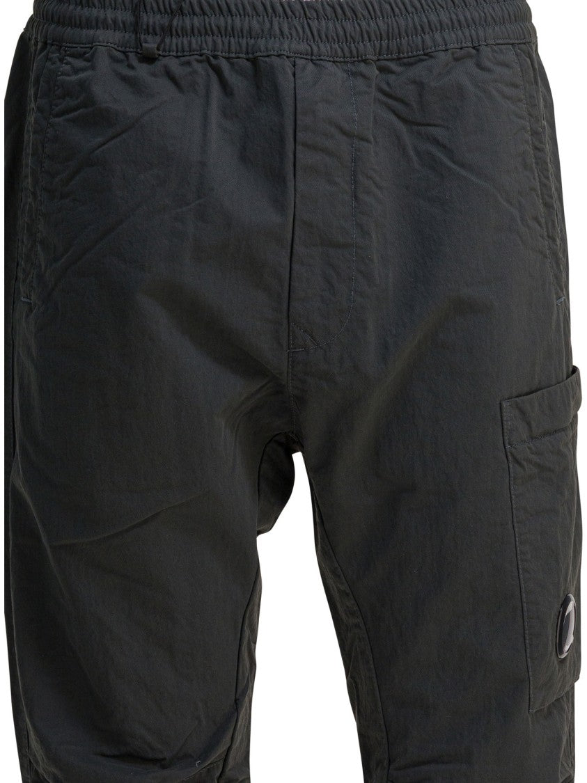 C.P. Company Frosted Stretch Cotton Satin Cargo Pants