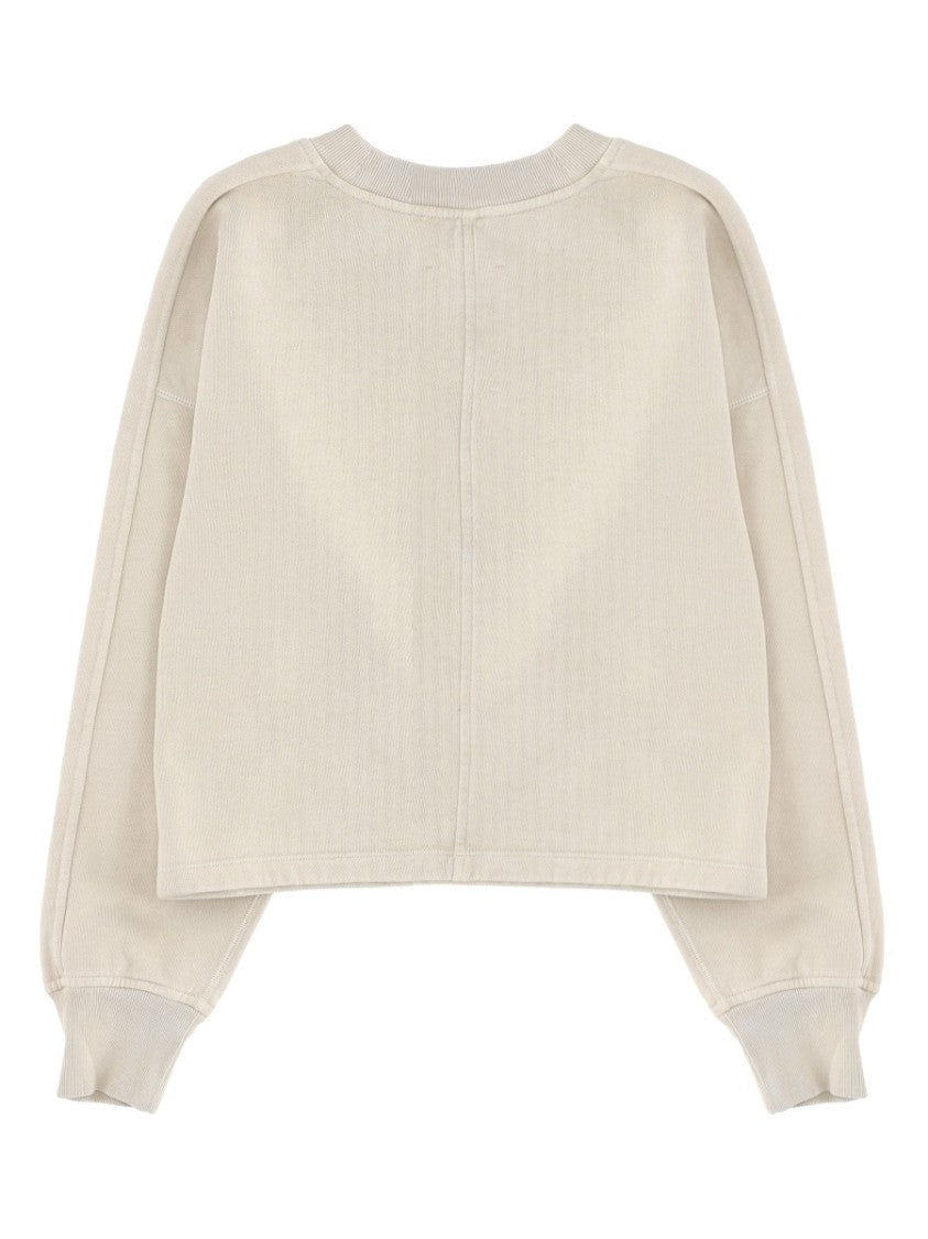 Isabel Marant Étoile Sunny Cropped Tonal Logo Sweatshirt