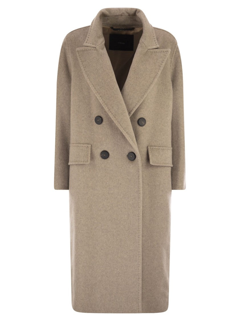 Max Mara Angus - Men's Oversized Coat In Cashmere-Alpaca And Wool