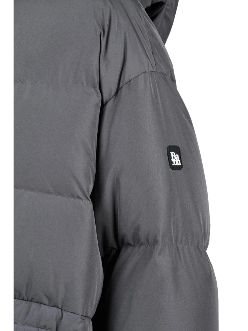 Bacon Grey Polyester Cloud 105 Down Jacket
