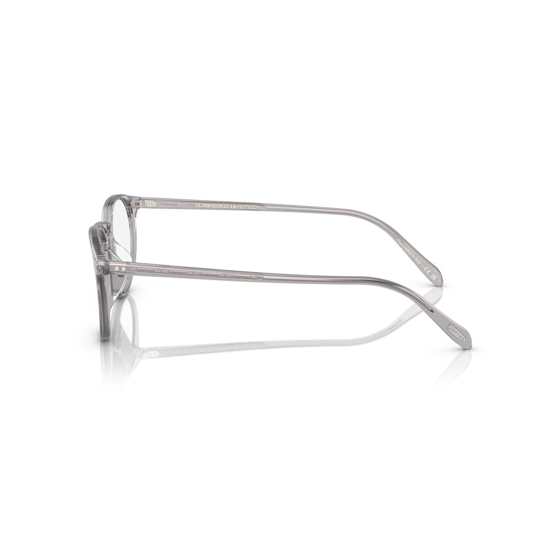 Oliver Peoples 0Ov5004 Translucent Acetate Rounded Eyeglasses With Keyhole Bridge