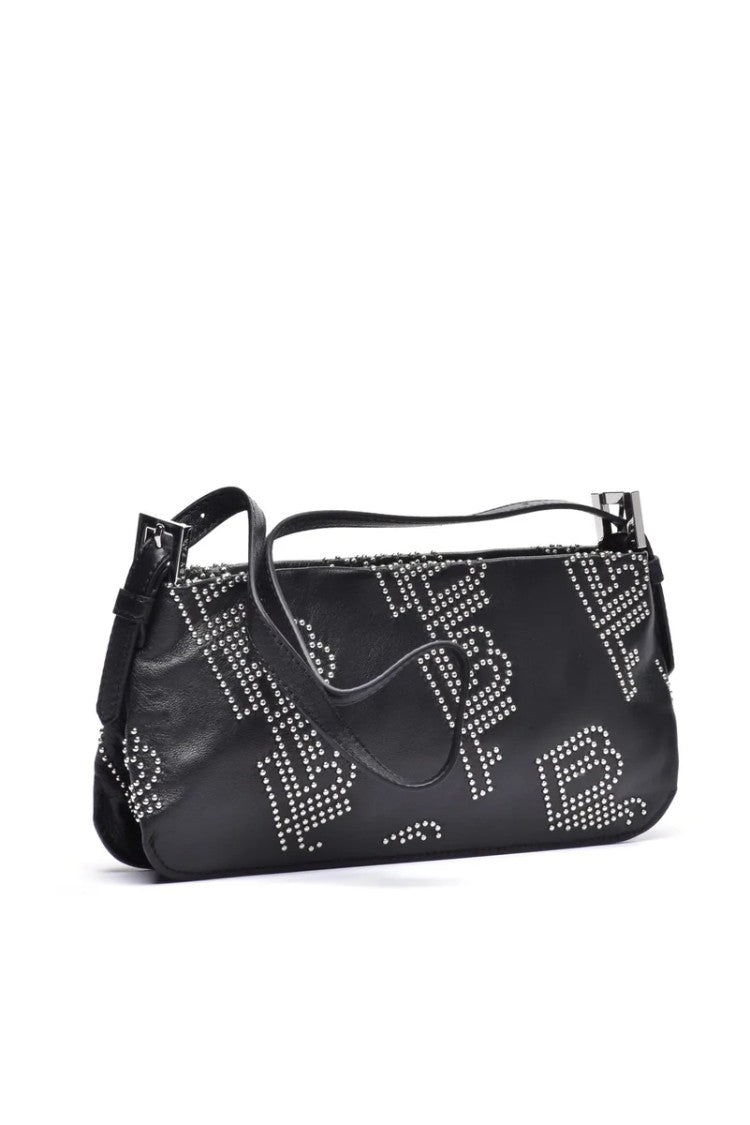 By Far Leather Shoulder Bag - Black
