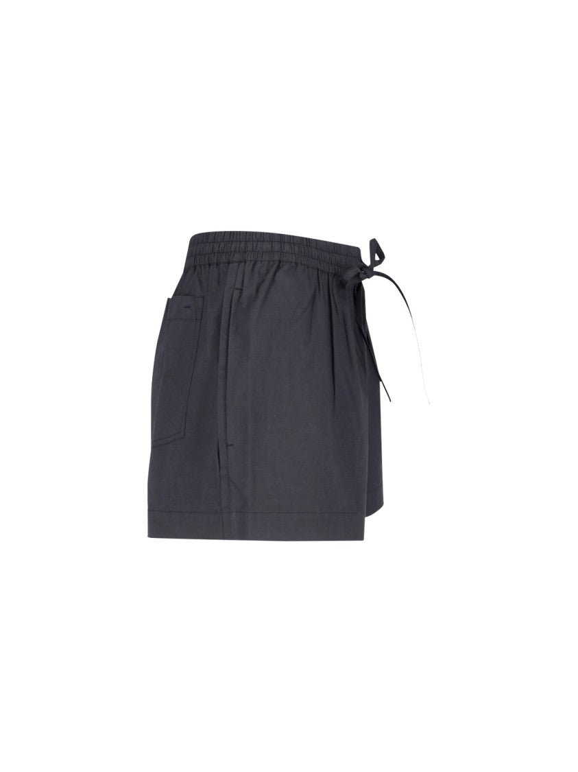 Matteau Relaxed Fit Black Shorts With Minimalist Design