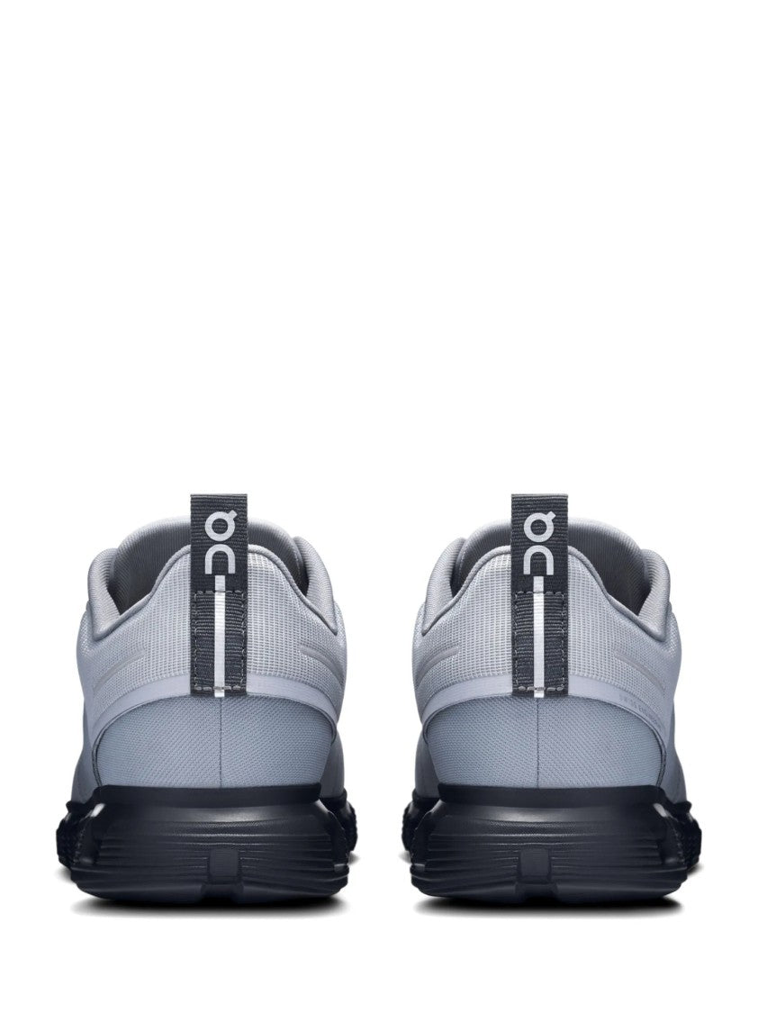 On Textured Grey Sneakers With Streamlined Silhouette