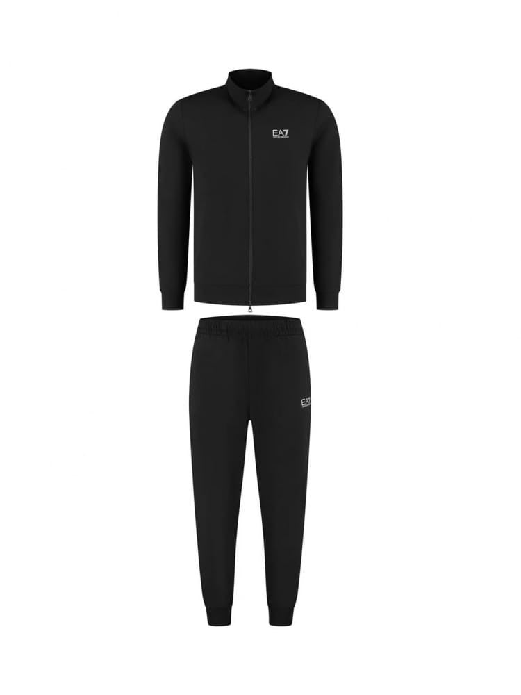 Ea7 Emporio Armani Tracksuit Featuring Stand-Up Collar And Zip Closure