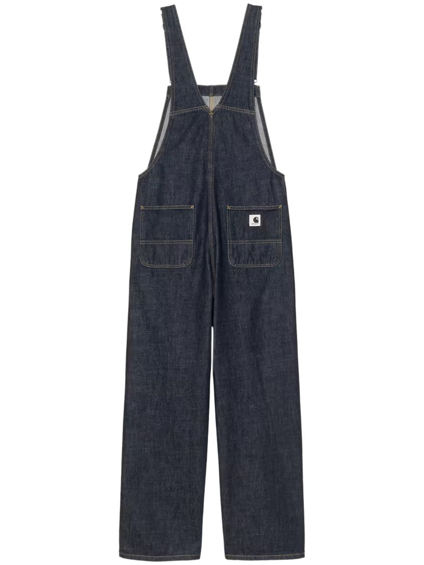 Carhartt Wip Straight-Cut Denim Overall With Adjustable Straps