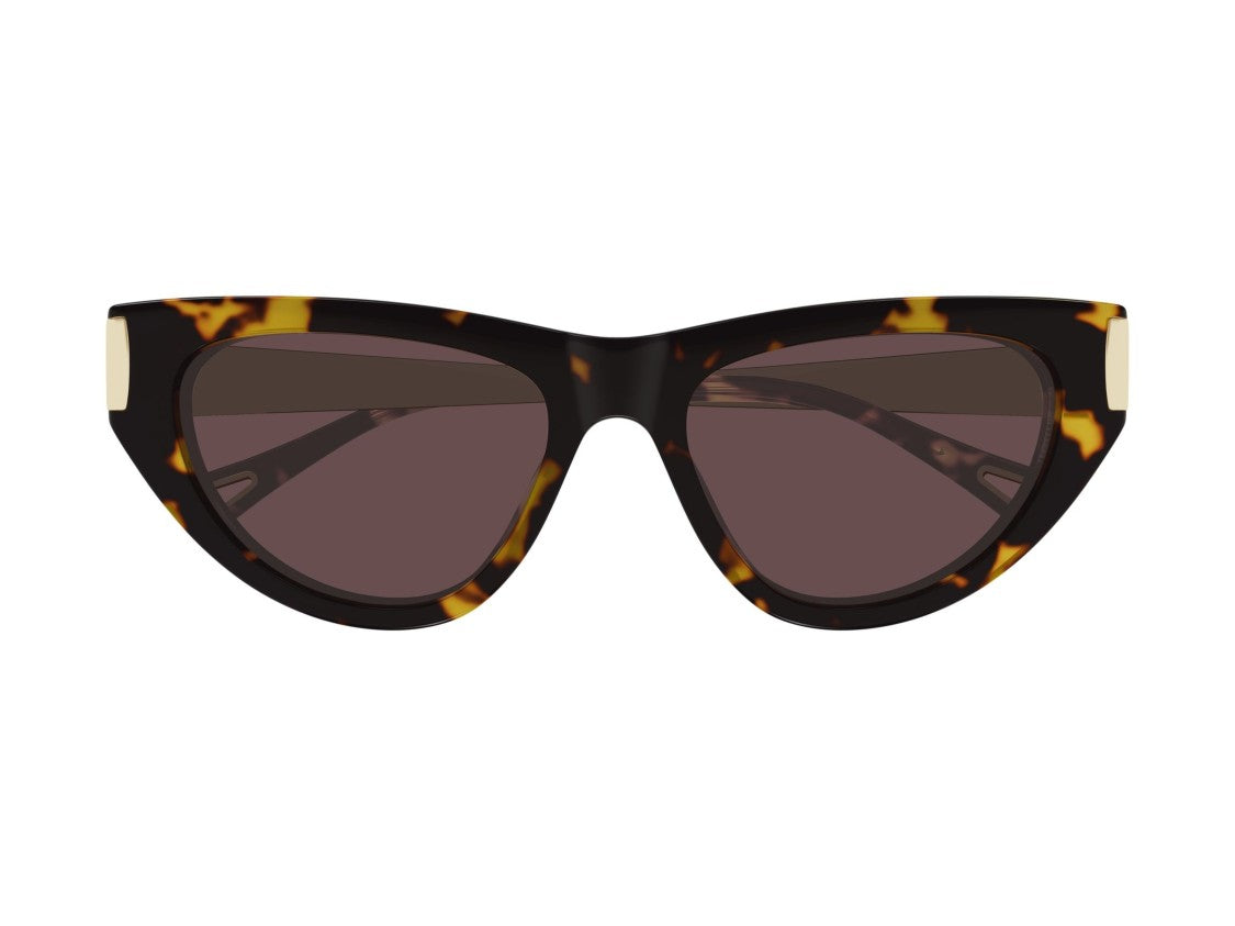Chloé Ch0350s Engraved Tortoiseshell Bold Cat-Eye Sunglasses