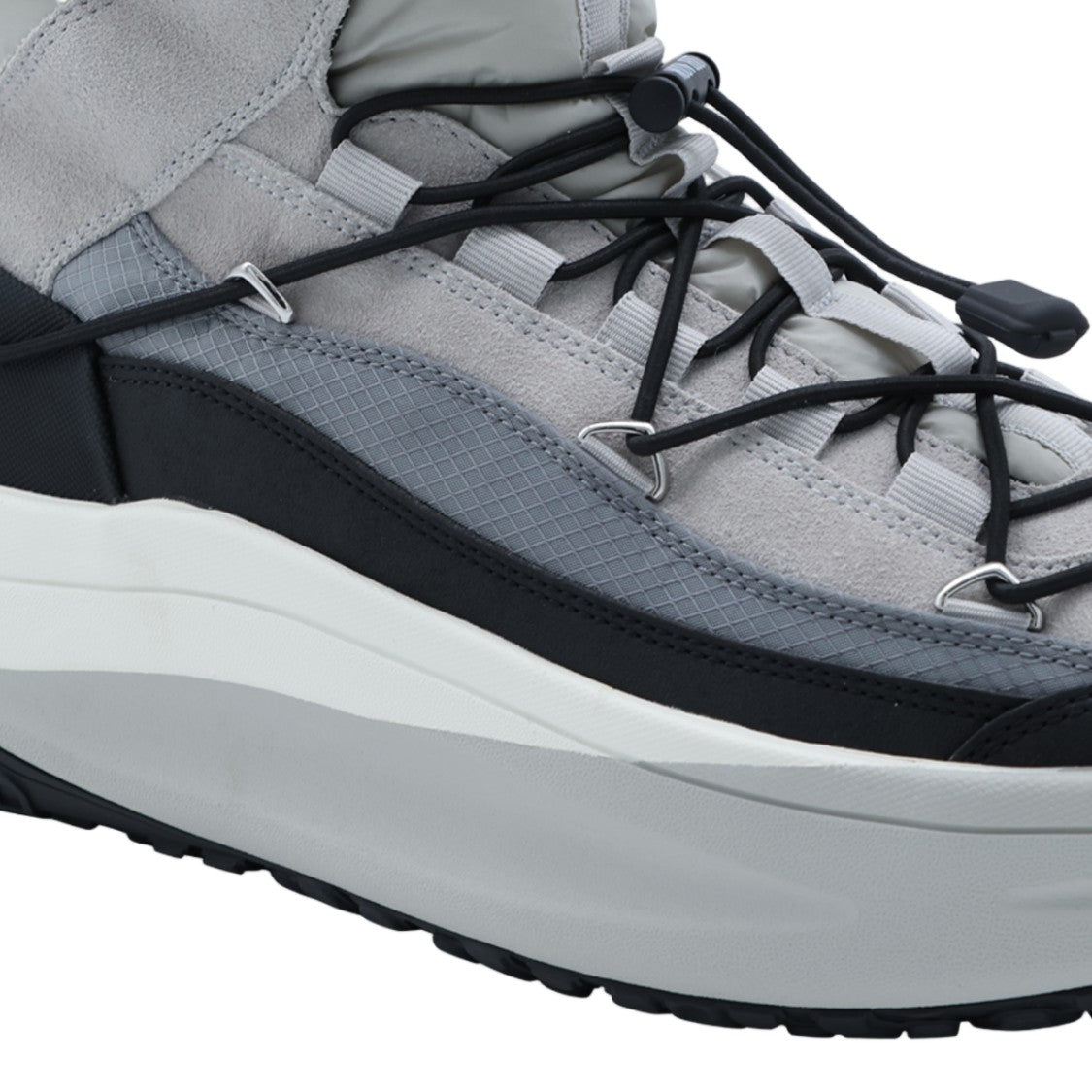 Moon Boot Padded Collar Sculpted Sole High-Top Boots