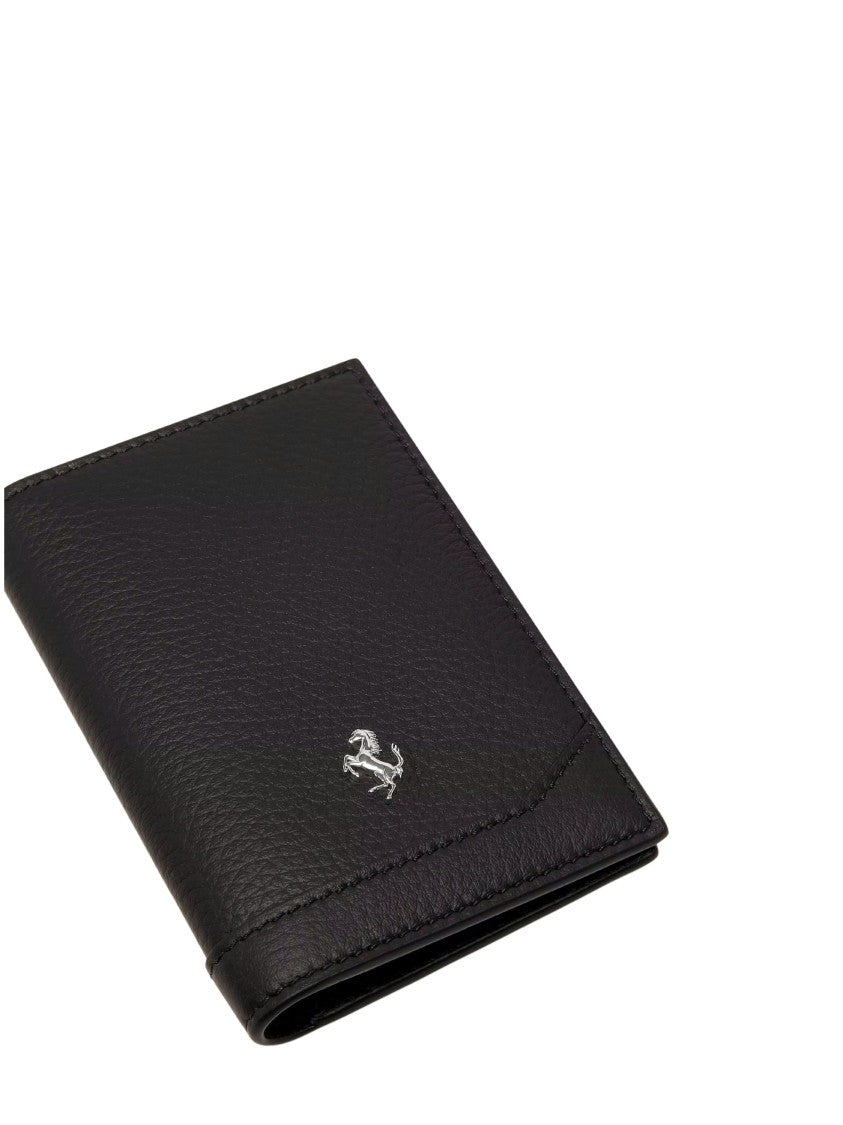 Ferrari Gt Soft Granata Leather Card Holder