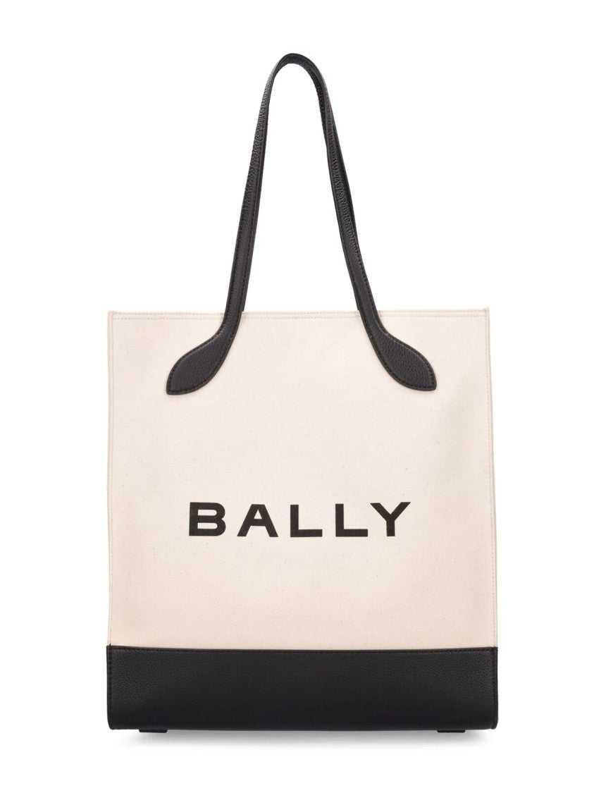 Bally Bar Keep On Logo Tote Bag