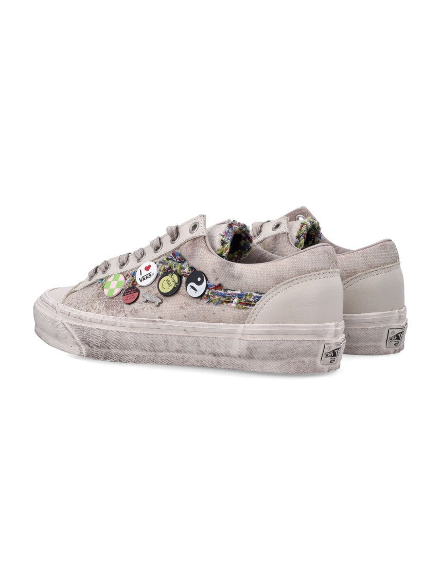 Vans Grey Lx Old Skool 36 Souvenir Canvas Low-Top Sneakers