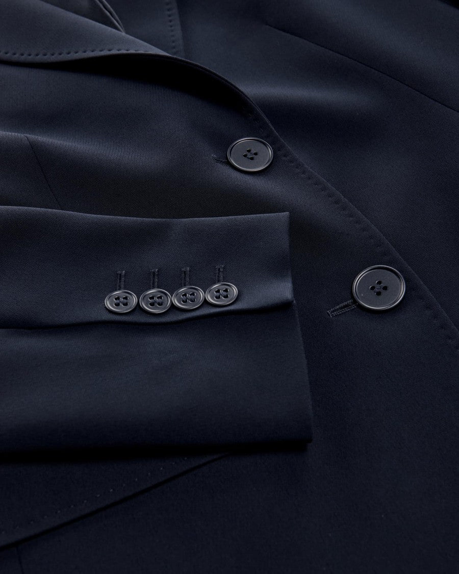 Max Mara Linz Single-Breasted Blazer In Blue