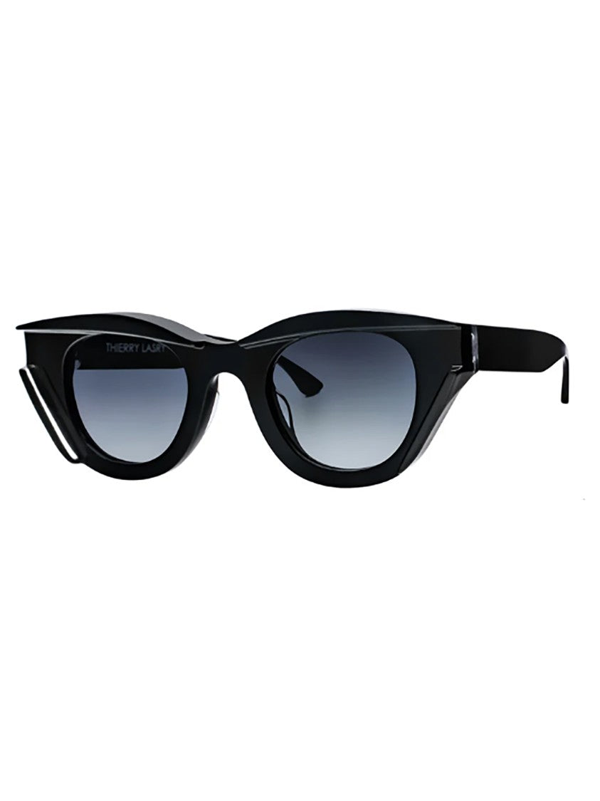 Thierry Lasry Cat-Eye Black Acetate Dismissy Sunglasses