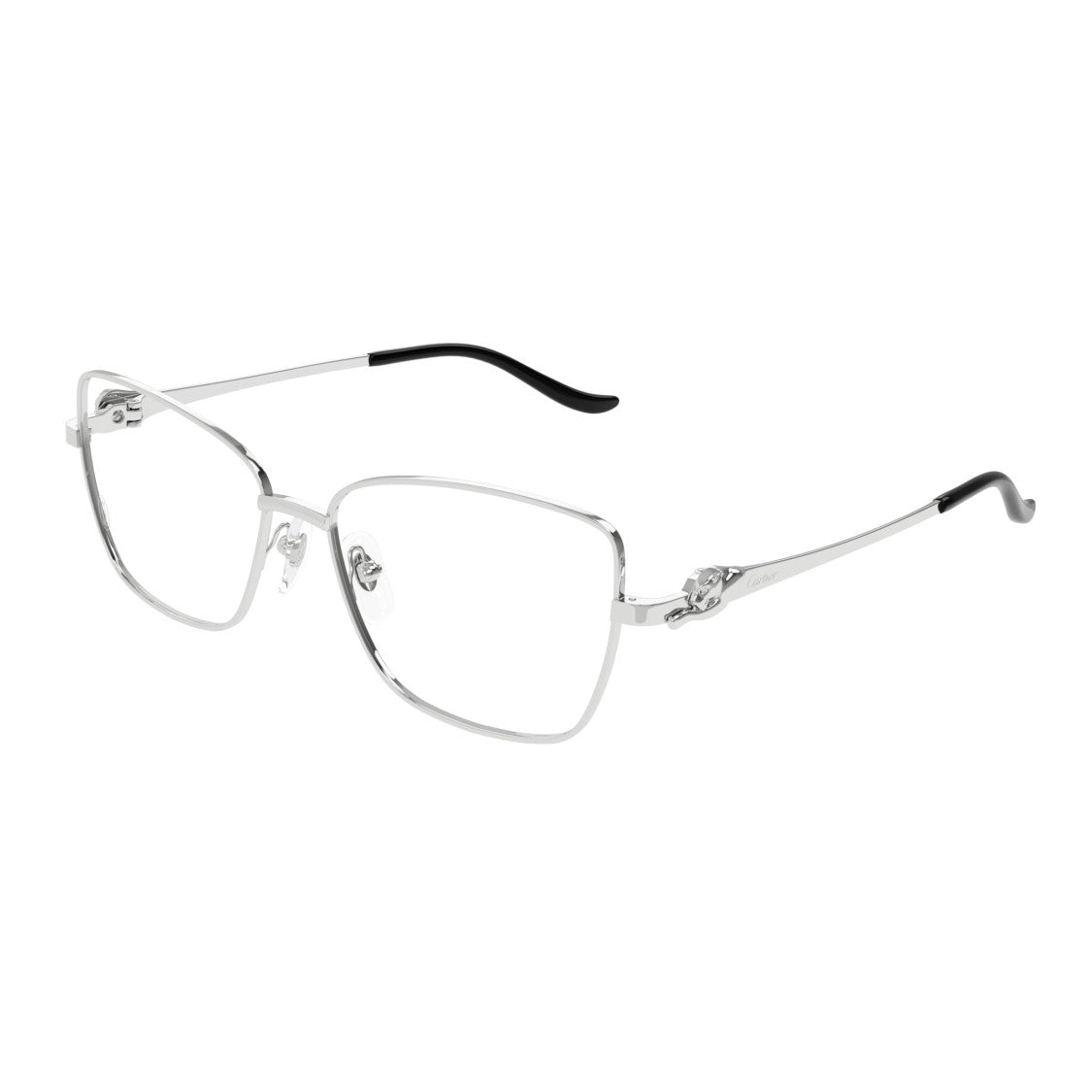 Cartier Ct0523o Square Silver-Toned Eyeglasses
