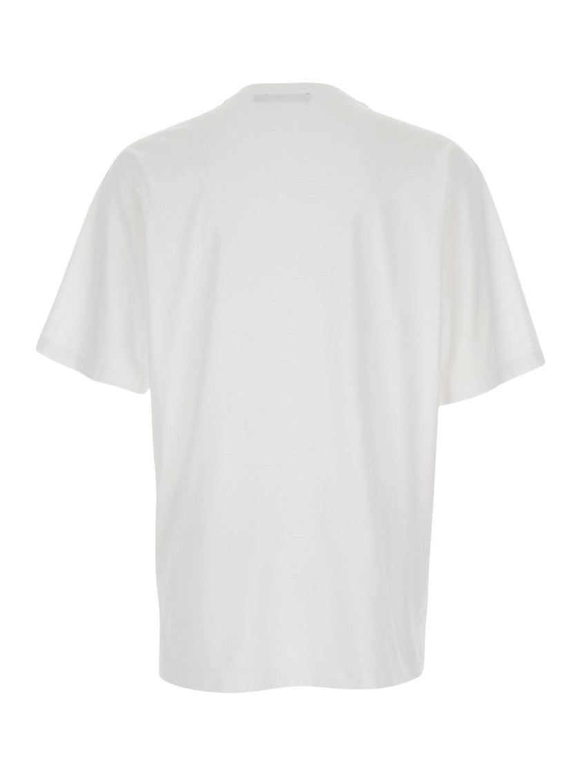 Dolce & Gabbana Optical White Logo Patch T-Shirt