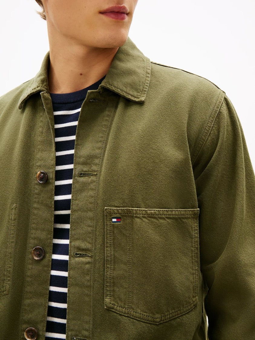 Tommy Hilfiger Boxy Flag Detail Workwear Jacket