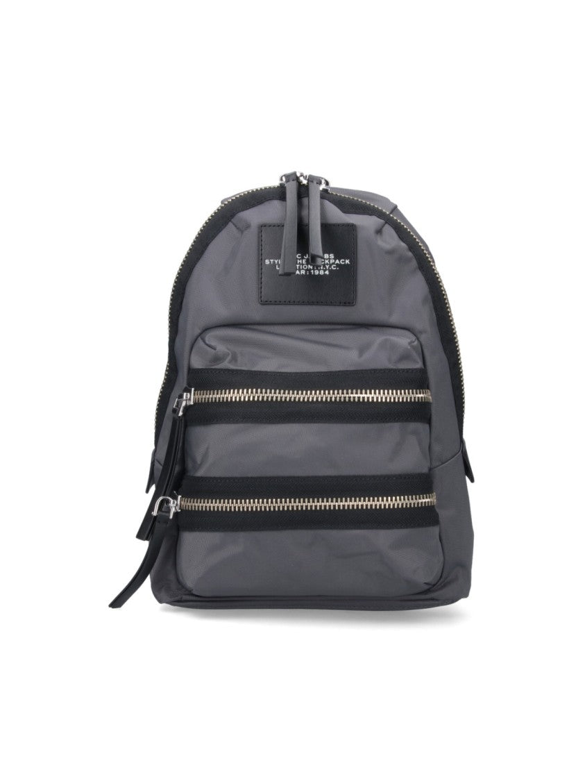 Marc Jacobs Medium Backpack "The Biker" – Gray