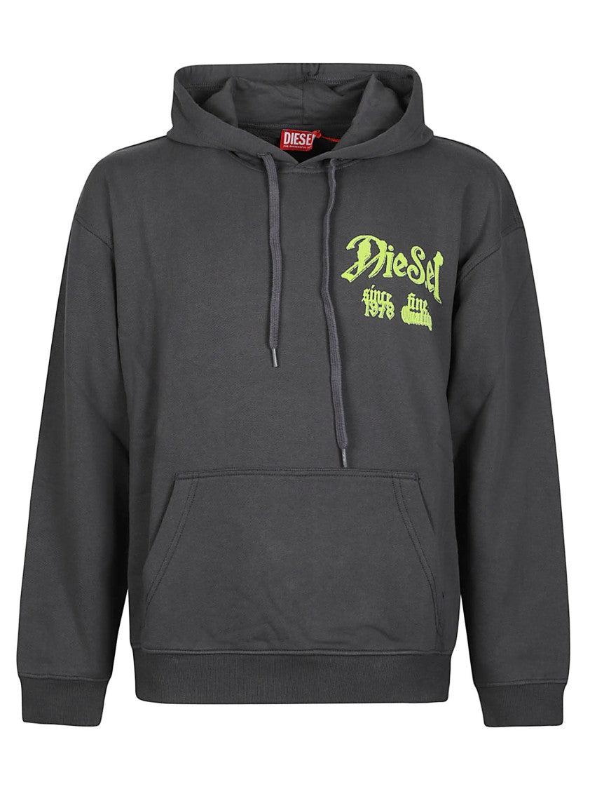 Diesel S-Box T-Aa2 Relaxed-Fit Neon Graphic Hoodie