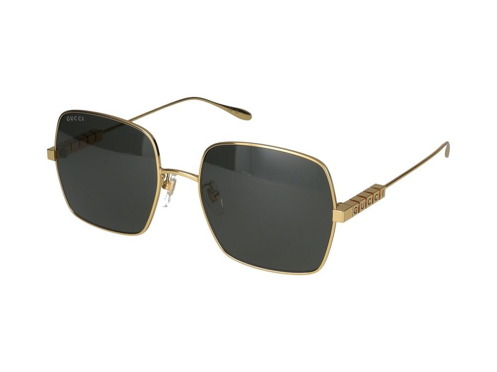 Gucci Sunglasses Gg1434s 001 Gold Gold Grey 57/19/145