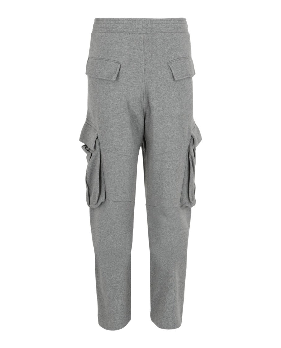 Givenchy Mid Rise Grey Cargo Sweatpants