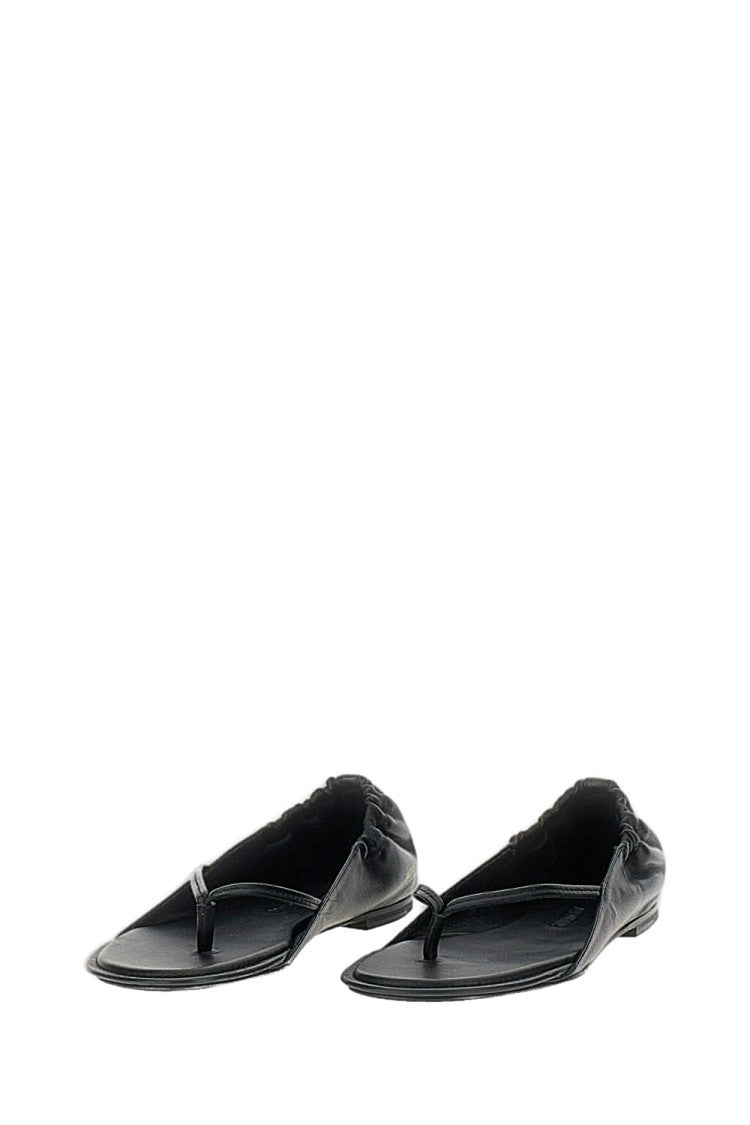Jacquemus Black Nu-Pieds Thong Sandals