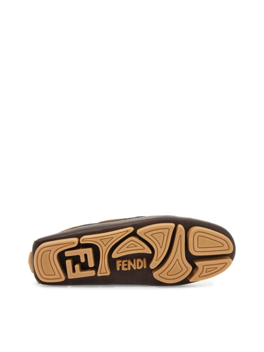 Fendi Deck Logo Lace-Up Shoes