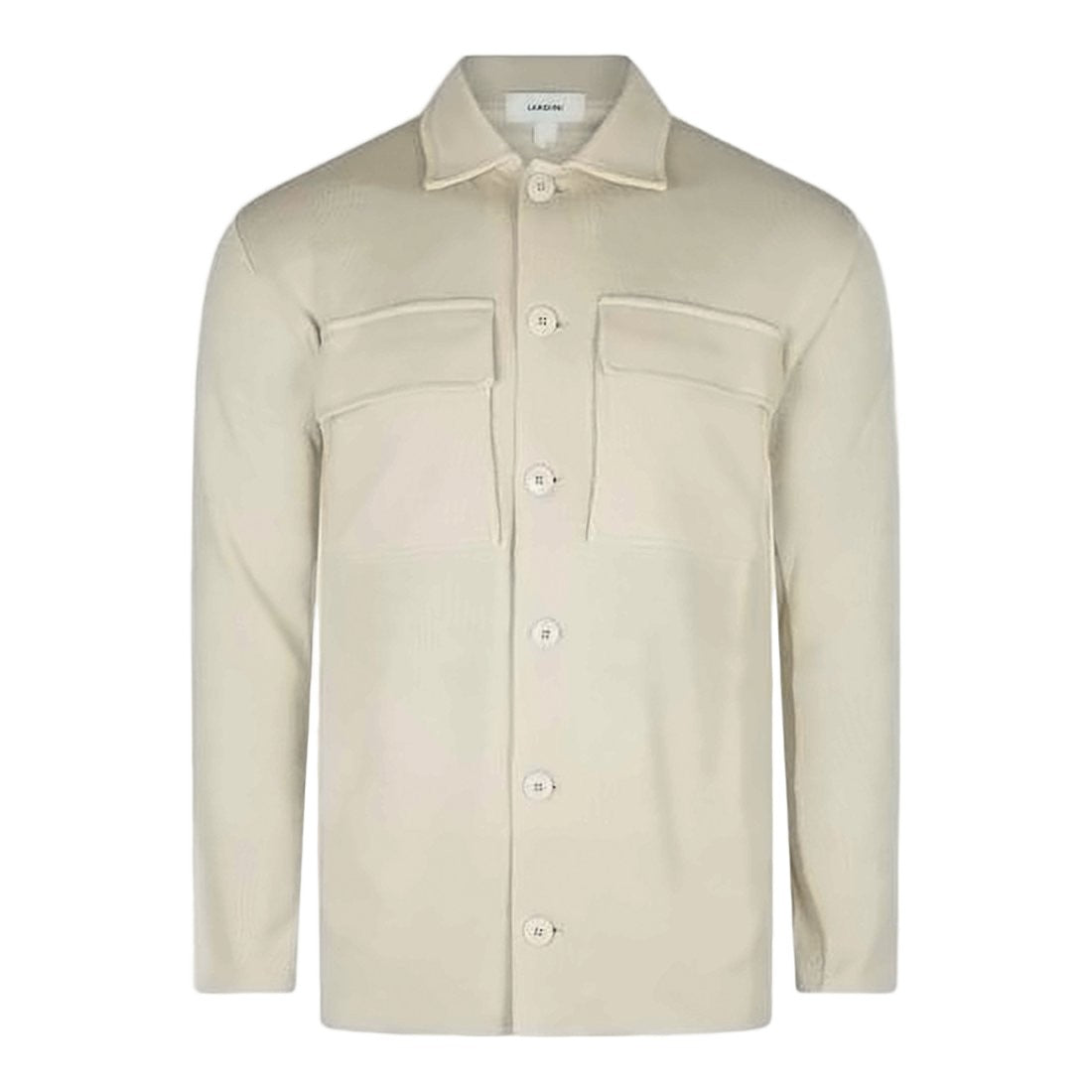Lardini Textured Long-Sleeve Shirt With Classic Collar