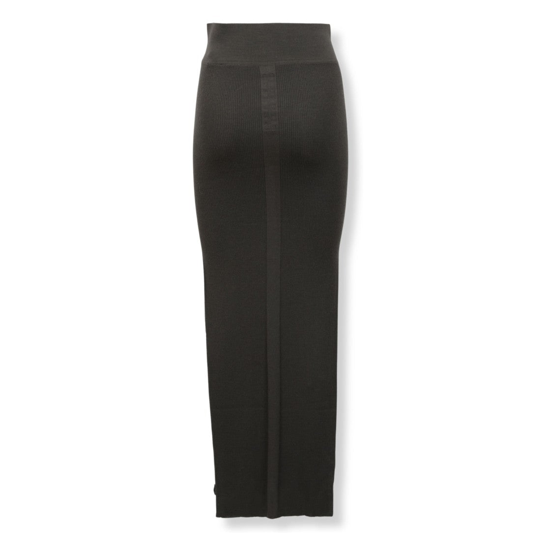 Rick Owens Knit Textured Skirt With Flowing Silhouette