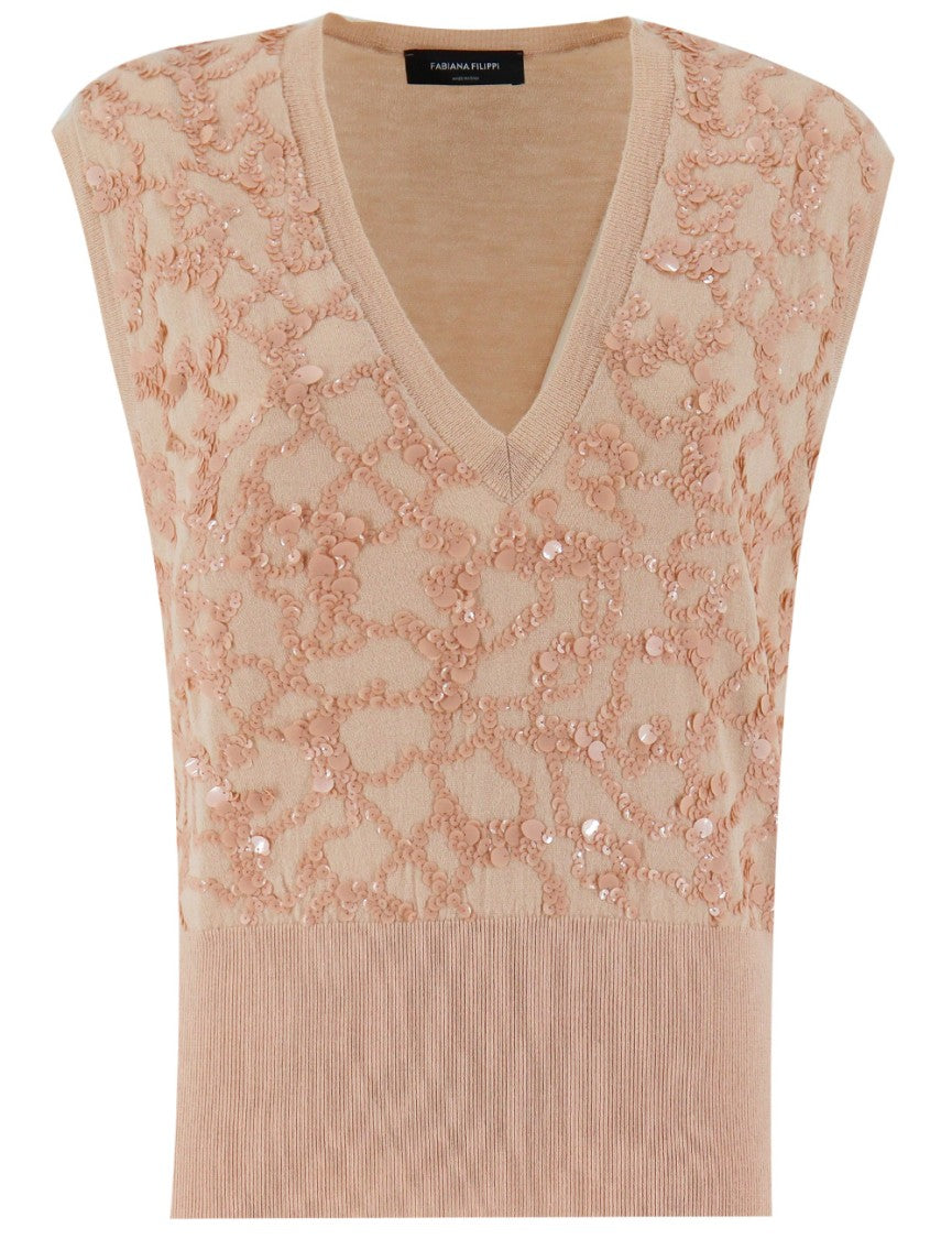 Fabiana Filippi V-Neck Top