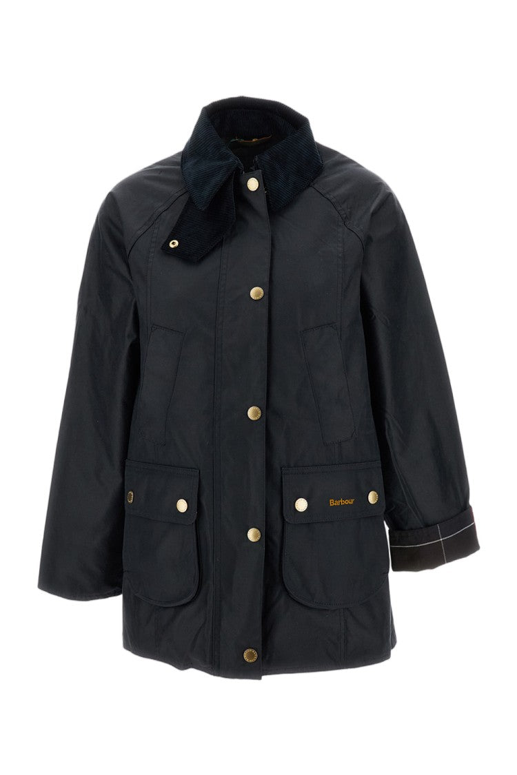 Barbour Blue Modern Beadnell Waxed Cotton Jacket
