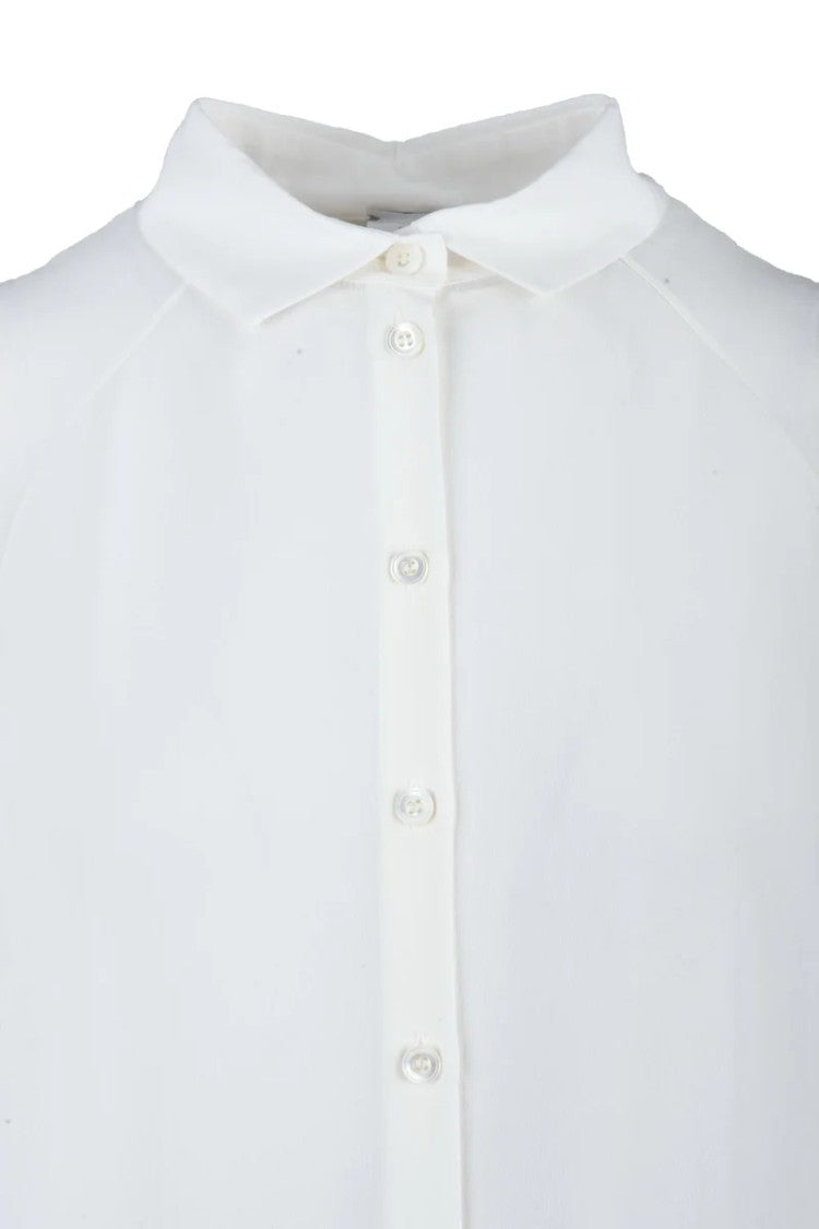 Eleventy Acetate And Silk Shirt - White