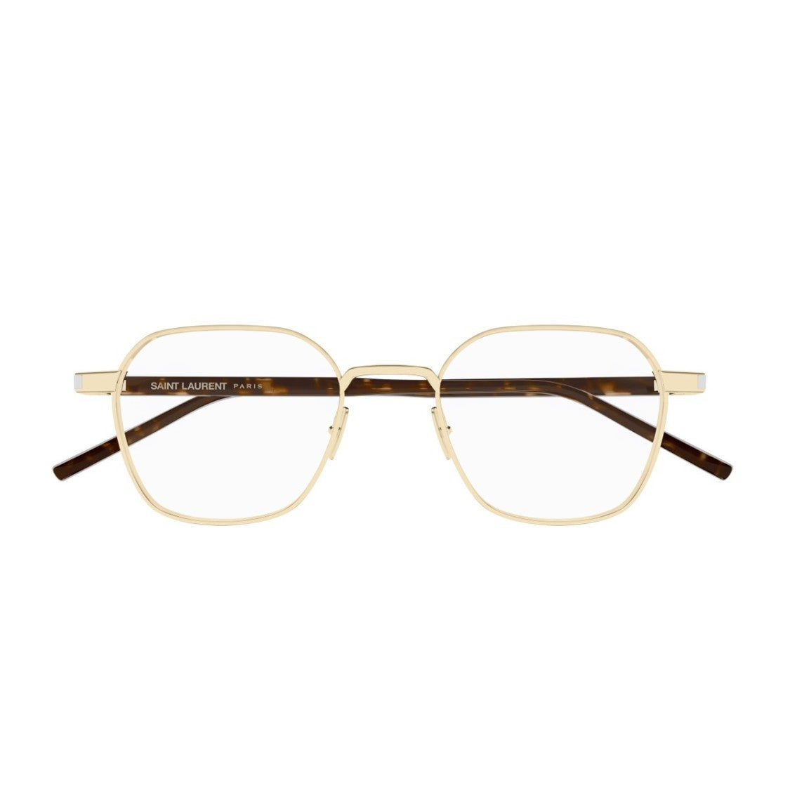Saint Laurent Gold Sl 883 Thin Panthos Combi Eyeglasses
