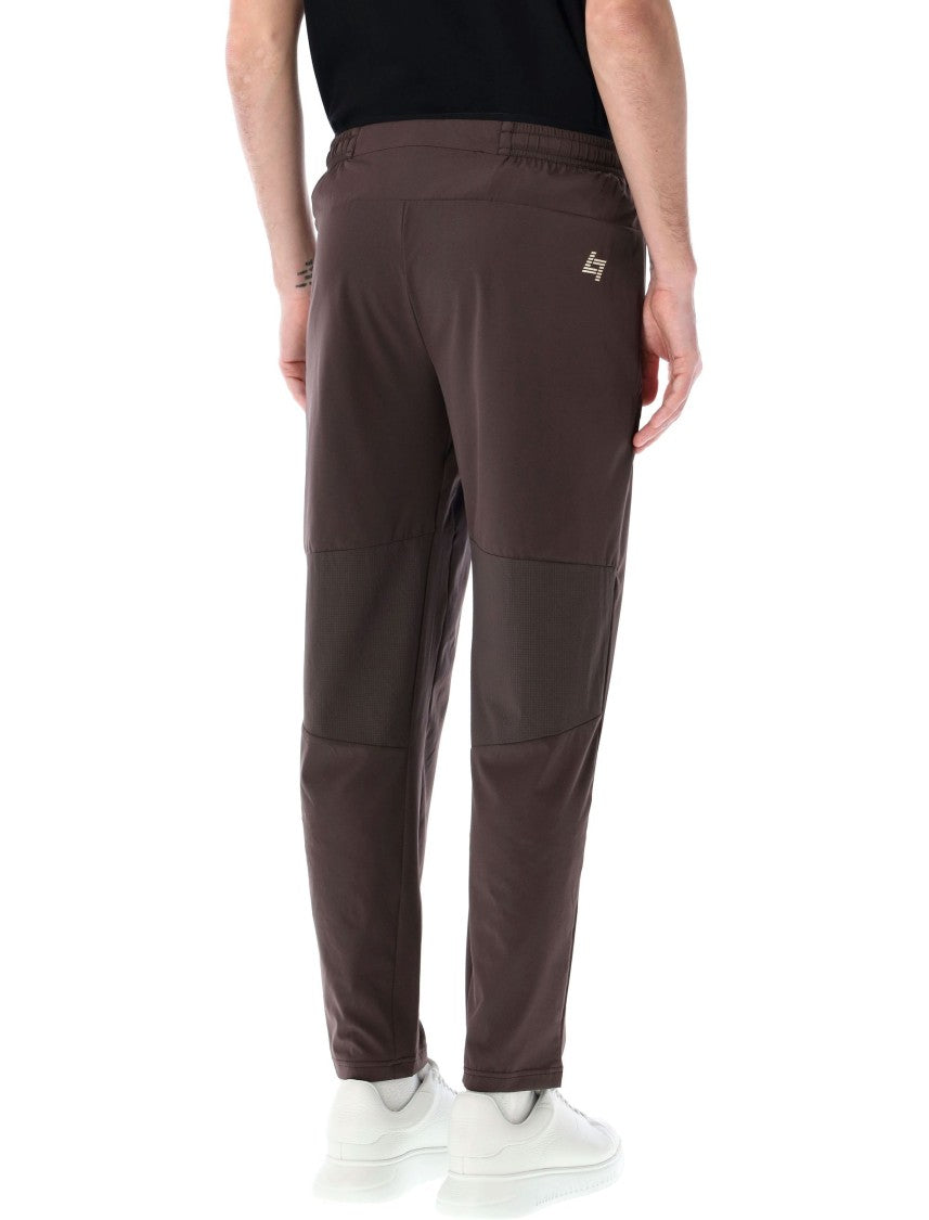 Emporio Armani Dynamic Athlete Trousers With Graphic Prints
