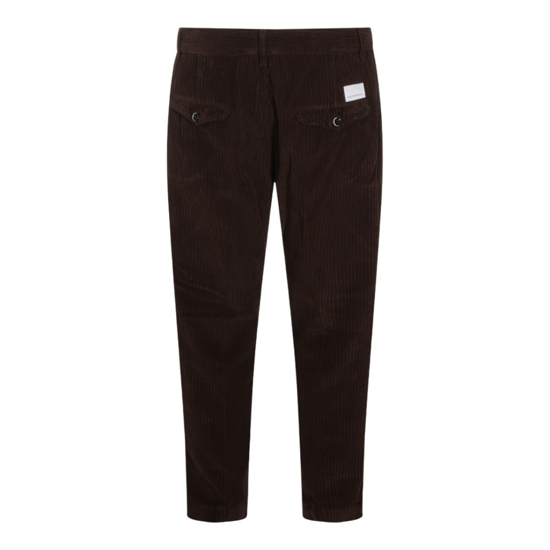 Nine In The Morning Slim Tapered Corduroy Trousers With Button Closure