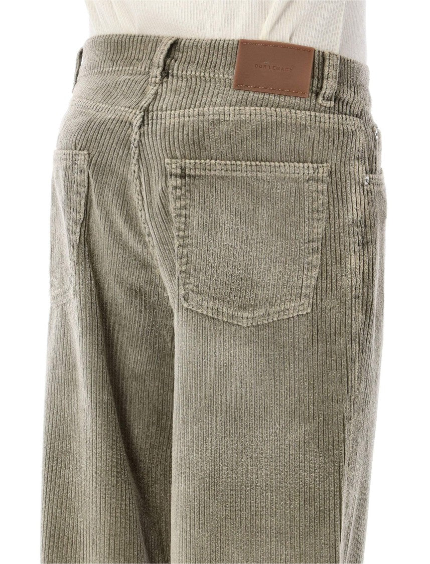 Our Legacy Vast Cut Old Estate French Corduroy High-Waisted Flared Pants