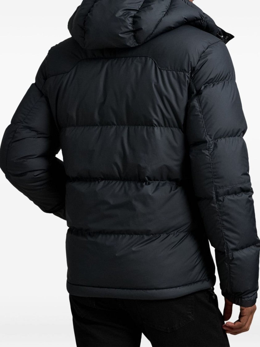 Polo Ralph Lauren Quilted Nero Jacket With High Collar